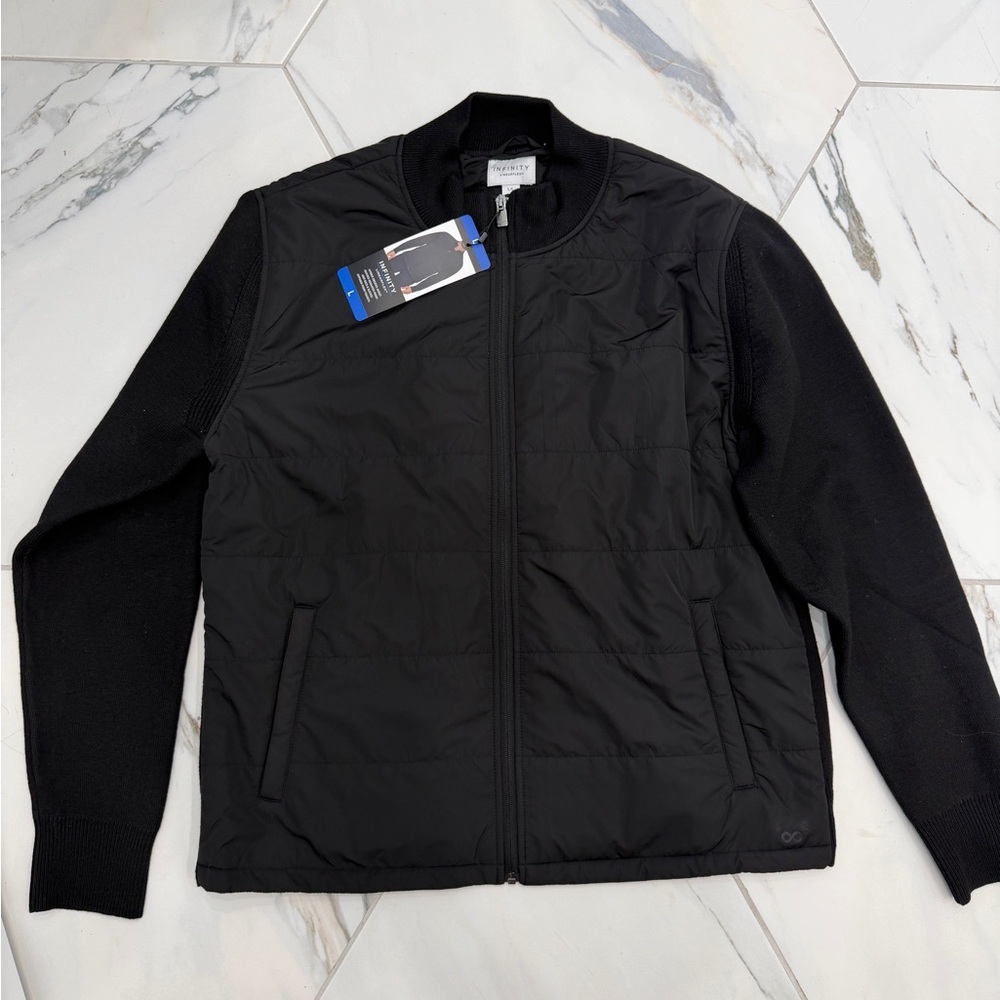 Infinity Men’s Mixed Media Jacket NWT